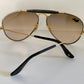 Ray Ban Precious Metals Outdoorsman 58mm B&L vintage sunglasses - 24k and titanium plated frame