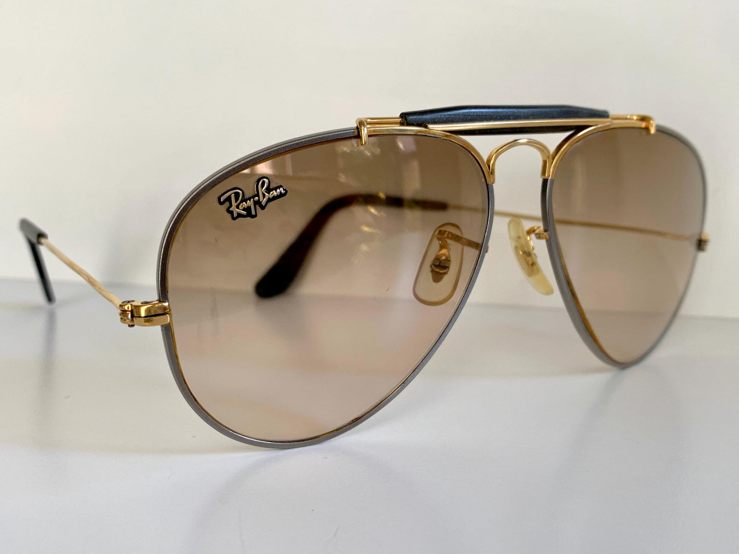 Ray Ban Precious Metals Outdoorsman 58mm B&L vintage sunglasses - 24k and titanium plated frame