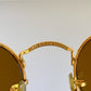 Ray Ban B&L USA - Diamond Hard W1919 90s 24k plated mirrored vintage sunglasses