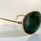 Ray Ban B&L USA vintage sunglasses - W0976 Classic Oval Gold