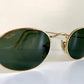 Ray Ban B&L USA vintage sunglasses - W0976 Classic Oval Gold
