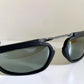 Ray Ban B&L Orbs Square black matte and silver vintage sunglasses