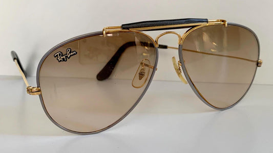 Ray Ban Precious Metals Outdoorsman 58mm B&L vintage sunglasses - 24k and titanium plated frame