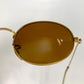 Ray Ban B&L USA - Diamond Hard W1919 90s 24k plated mirrored vintage sunglasses