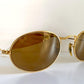 Ray Ban B&L USA - Diamond Hard W1919 90s 24k plated mirrored vintage sunglasses