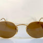 Ray Ban B&L USA - Diamond Hard W1919 90s 24k plated mirrored vintage sunglasses