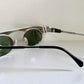 Neostyle Holiday vintage sunglasses - 967 silver and green frame