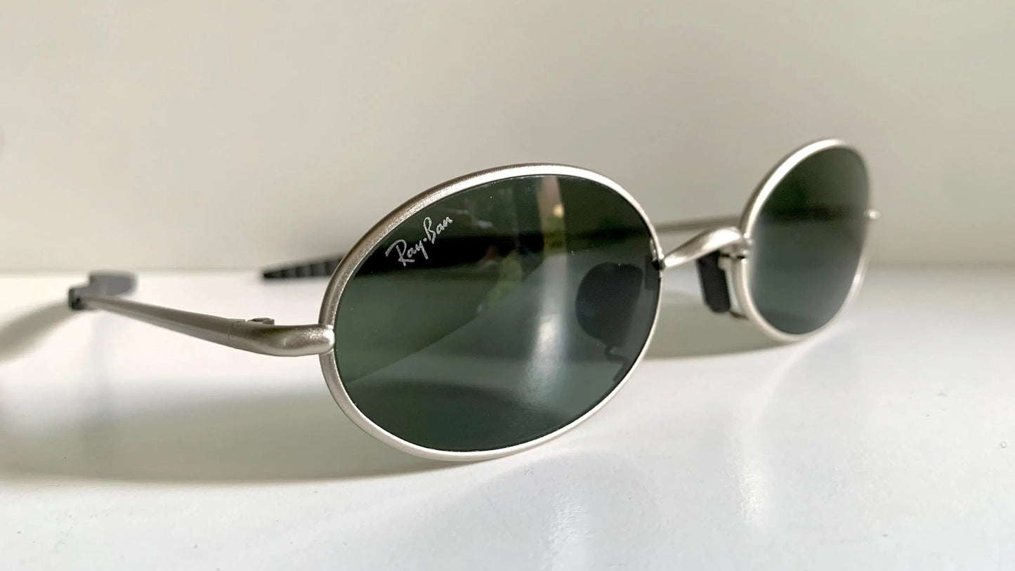 Ray Ban B&L ORBS USA vintage sunglasses - NOS W2389 Orbs silver matte frame