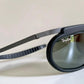 Ray Ban B&L Orbs Square black matte and silver vintage sunglasses