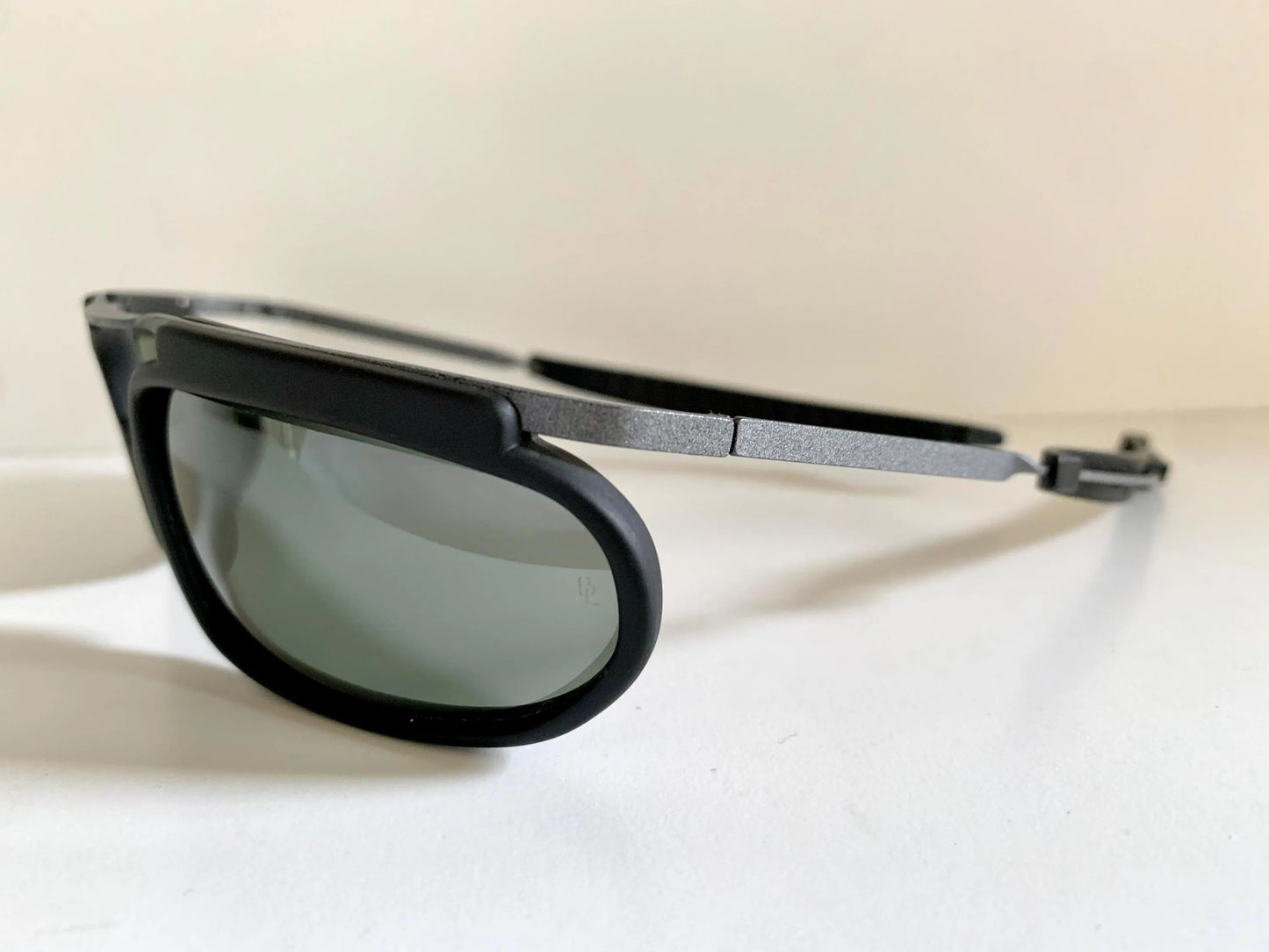 Ray Ban B&L Orbs Square black matte and silver vintage sunglasses
