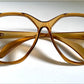 Christian Dior Vintage glasses - 2178 yellow acetate 80s frames