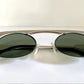 Neostyle Holiday vintage sunglasses - 967 silver and green frame