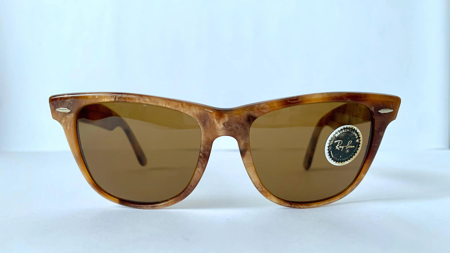 Ray Ban B&L USA vintage sunglasses - Wayfarer II Blonde Frost limited edition