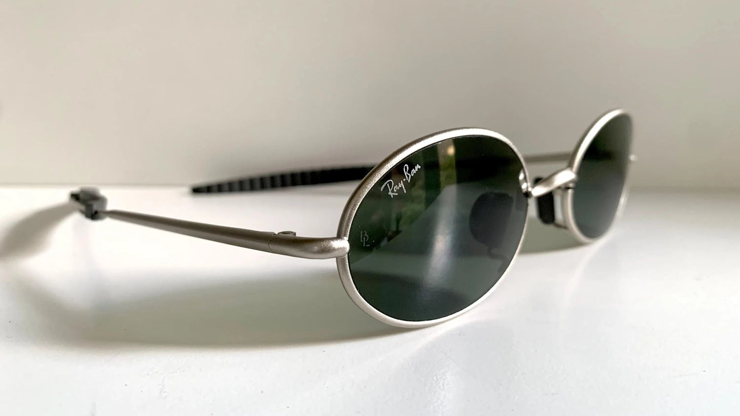 Ray Ban B&L ORBS USA vintage sunglasses - NOS W2389 Orbs silver matte frame