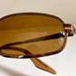 Ray Ban B&L  USA vintage sunglasses - W2643 Sidestreet Mondo bronze rectangle frame