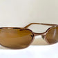 Ray Ban B&L  USA vintage sunglasses - W2643 Sidestreet Mondo bronze rectangle frame