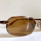 Ray Ban B&L  USA vintage sunglasses - W2643 Sidestreet Mondo bronze rectangle frame