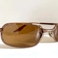 Ray Ban B&L  USA vintage sunglasses - W2643 Sidestreet Mondo bronze rectangle frame