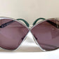 Christian Dior Vintage Sunglasses - 2056 XL silver and green frames