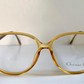 Christian Dior Vintage glasses - 2781 yellow acetate 80s frames