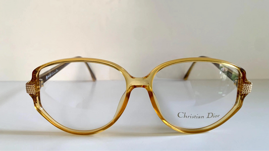 Christian Dior Vintage glasses - 2781 yellow acetate 80s frames