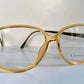 Christian Dior Vintage glasses - 2781 yellow acetate 80s frames