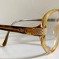 Christian Dior Vintage glasses - 2781 yellow acetate 80s frames