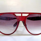 Sunjet by Carrera 80s vintage sunglasses - NOS red XL oversized vintage frames