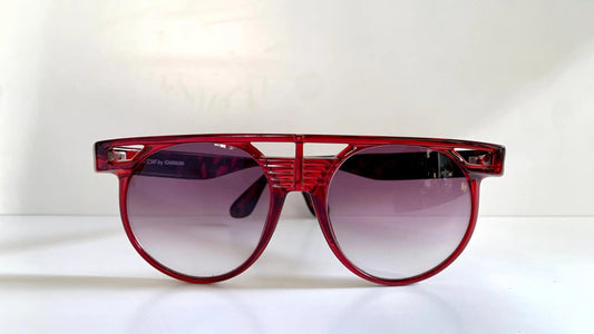 Sunjet by Carrera 80s vintage sunglasses - NOS red XL oversized vintage frames