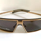 Christian Dior Vintage Sunglasses - 00s Dior Troika mask rectangle gold frames