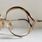 Christian Dior vintage glasses - 2145 gold and brown oversized frames