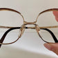 Christian Dior vintage glasses - 2145 gold and brown oversized frames