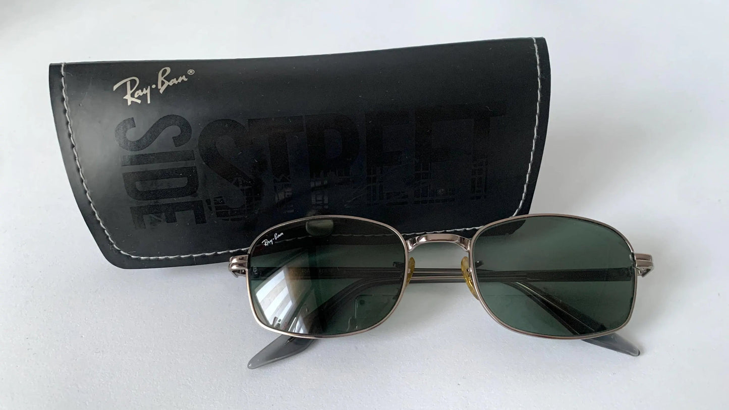 Ray Ban B&L USA vintage sunglasses - W2189 Sidestreet Crosswalk silver metal frames