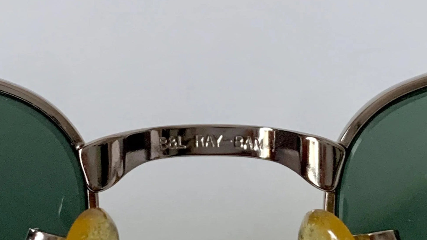 Ray Ban B&L USA vintage sunglasses - W2189 Sidestreet Crosswalk silver metal frames