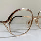 Christian Dior vintage glasses - 2145 gold and brown oversized frames