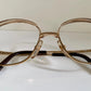 Christian Dior vintage glasses - 2145 gold and brown oversized frames