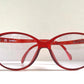 Cobra Optyl 70s vintage glasses - 3083 red frames