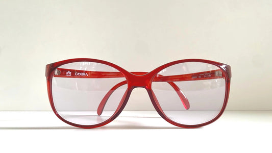 Cobra Optyl 70s vintage glasses - 3083 red frames