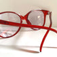 Cobra Optyl 70s vintage glasses - 3083 red frames