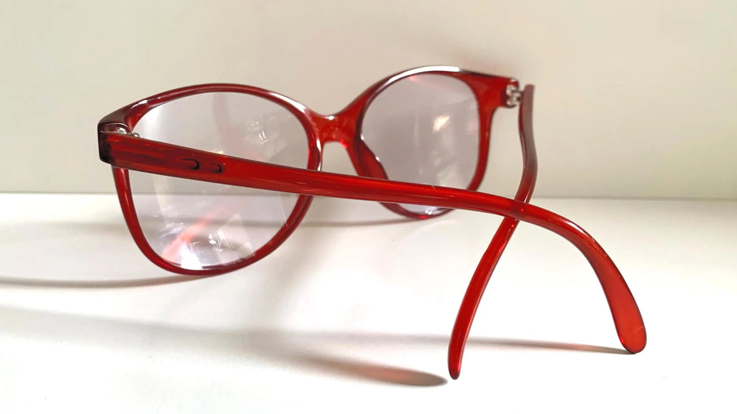 Cobra Optyl 70s vintage glasses - 3083 red frames