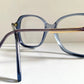Servin vintage 70s original glasses - blue frames