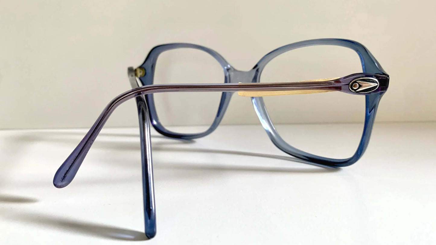 Servin vintage 70s original glasses - blue frames