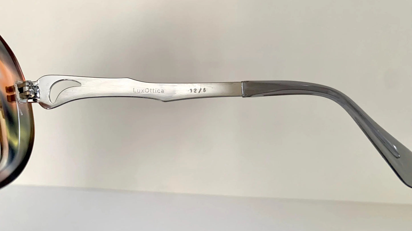 Luxottica vintage frame - 70s NOS original glasses - Small/narrow faces