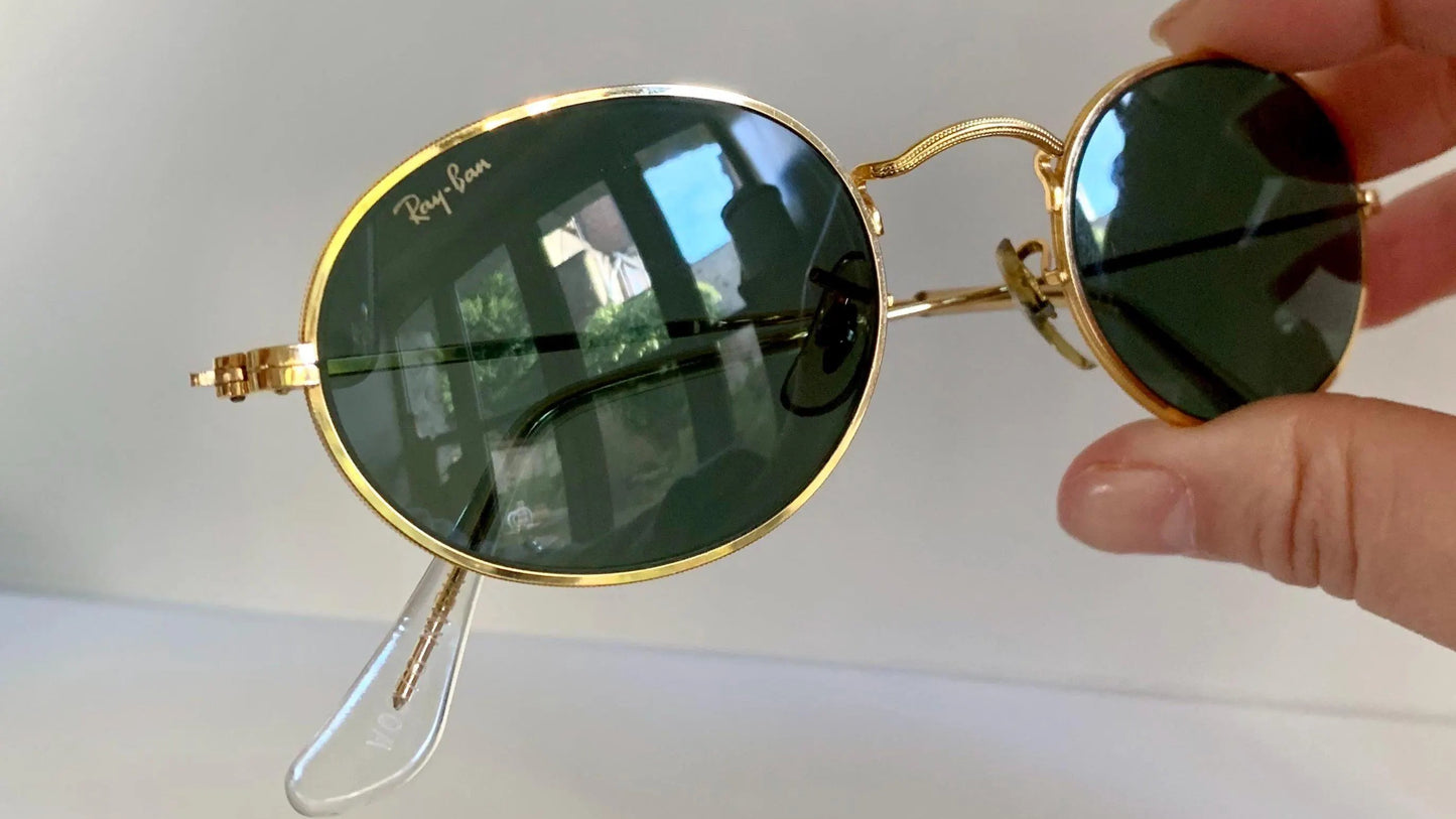 Vintage Ray Ban B&L USA sunglasses - W0976 Classic Oval Gold