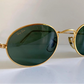 Vintage Ray Ban B&L USA sunglasses - W0976 Classic Oval Gold
