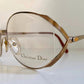 Christian Dior Vintage glasses - 2387 golden metal frames