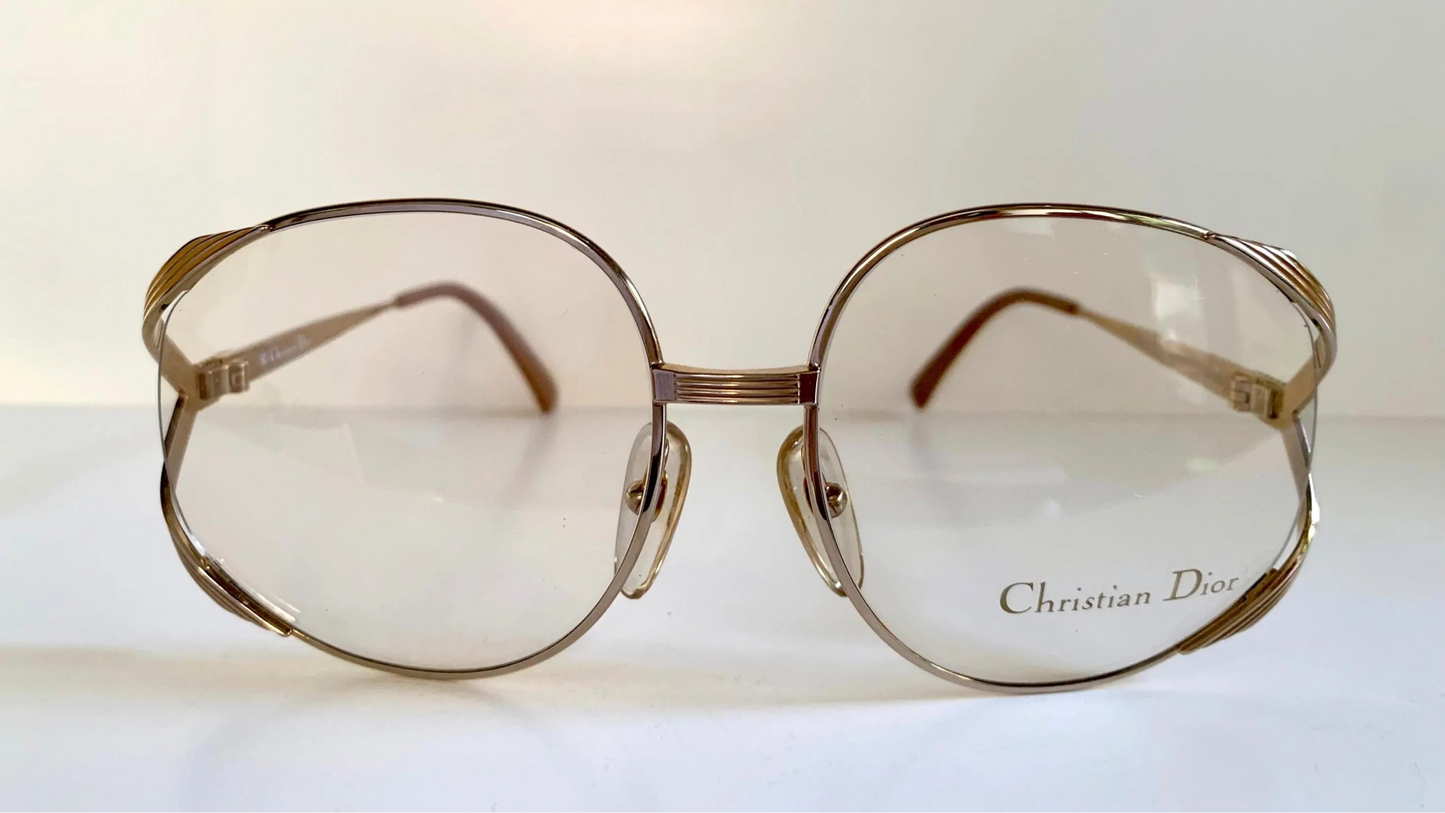 Christian Dior Vintage glasses - 2387 golden metal frames