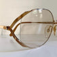 Christian Dior Vintage glasses - 2387 golden metal frames
