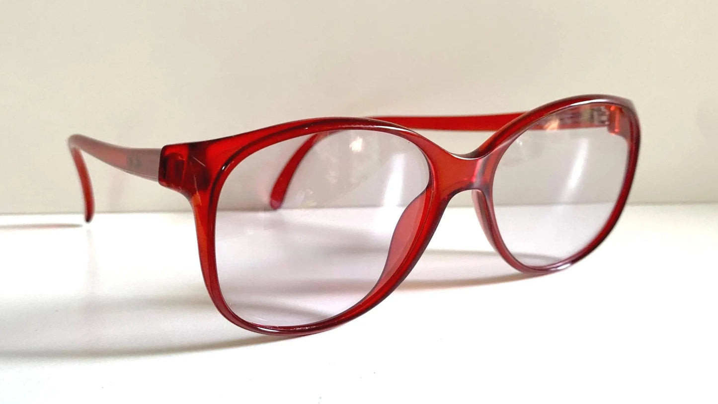 Cobra Optyl 70s vintage glasses - 3083 red frames