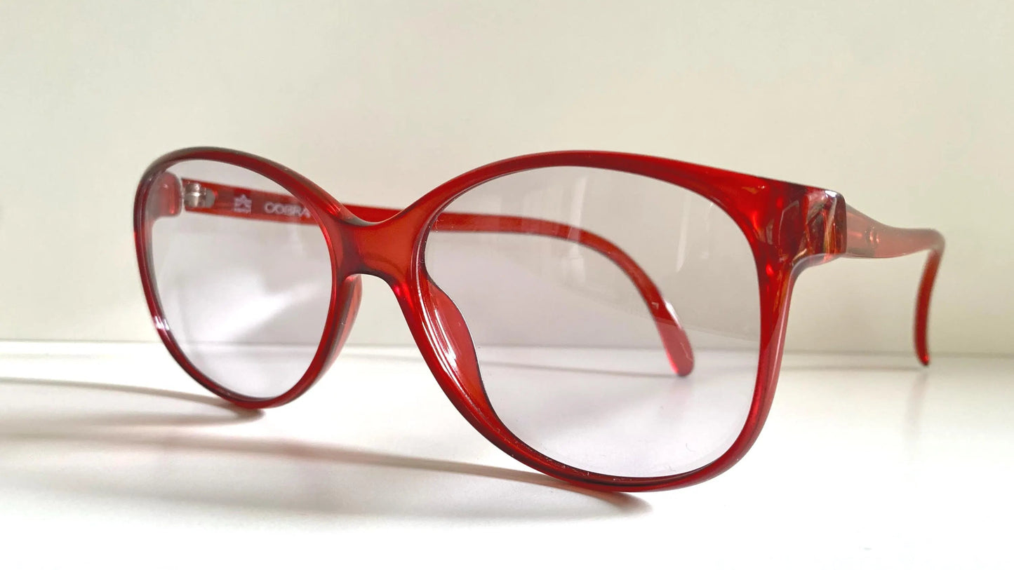 Cobra Optyl 70s vintage glasses - 3083 red frames